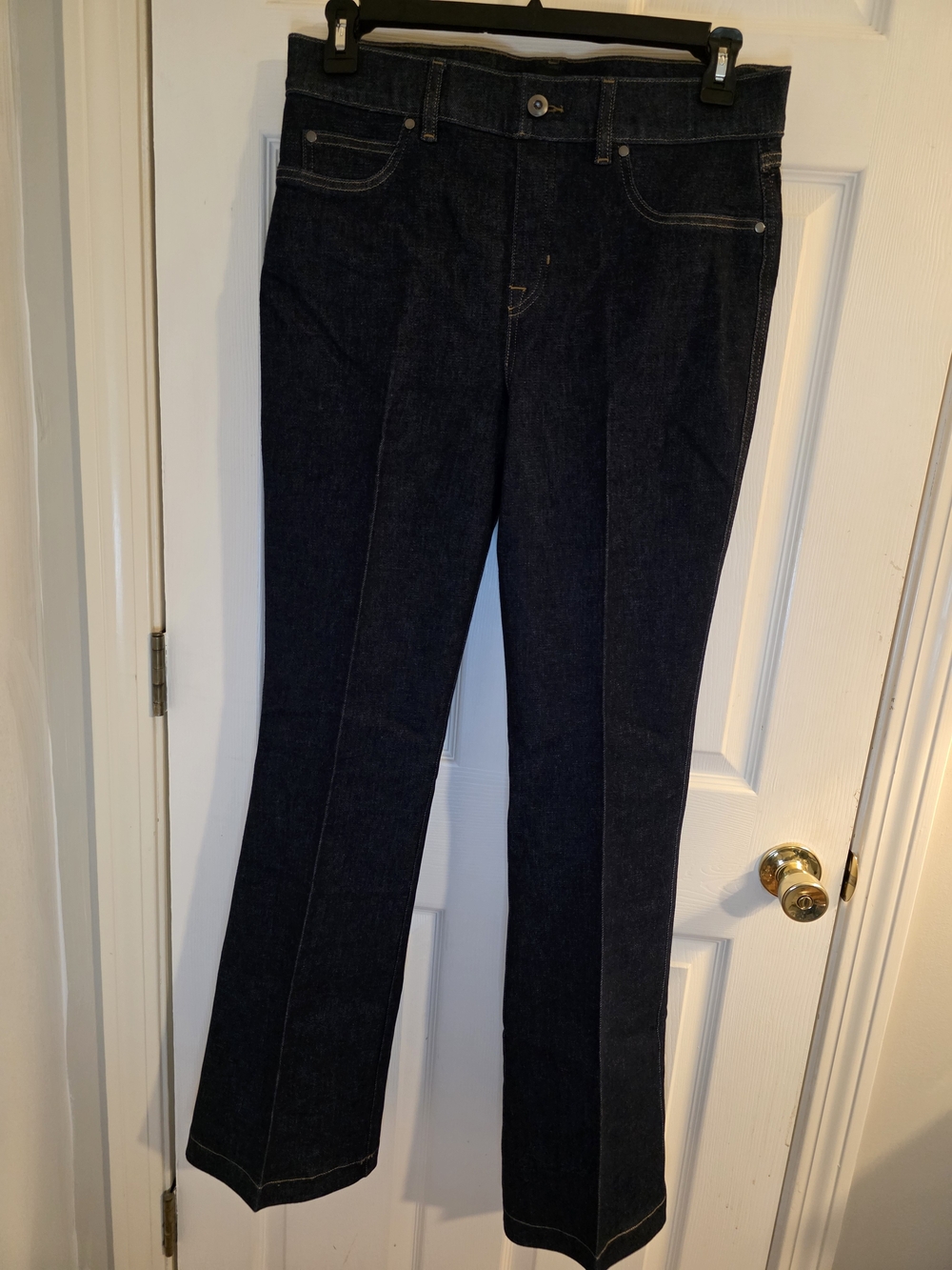 SPANX Dark Indigo Flared Jeans